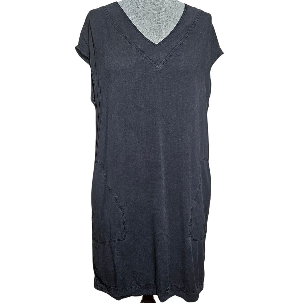 Splendid Black Tee Dress with Pockets Size XS